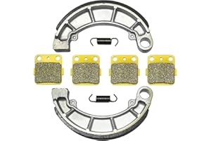 Master Chen Front Brake Pads Rear Brakes Shoes for Honda TRX420 FM FE FM1 FM2 FE1 TM TE TM1 TE1 FPM FPE Fourtrax Rancher 420 2x4 4x4 ES EPS 2007 2008 2009 2010 2011 2012 2013 2014 2015 MC0210