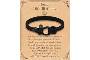 TEVOP 13th 16th 18th 21st Birthday Gifts for Boys, Bracelet Gifts for 14 15 17 19 20 Year Old Boys, Unusual Birthday Gift for Son Grandson Nephew Brother
