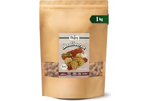 Biojoy BIO vita mullbär, torkade, osvavlade, 1 kg