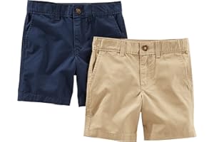 Simple Joys by Carter's Jungen Shorts Flat Front Shorts, Pack of 2