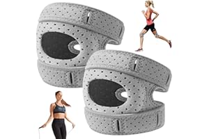PGonline 2 Stück Kniebandage Männer Damen, Wellness Kniebandage, Pain Relief Knee Braces, Verstellbare Patella Kniestütze, Knieschoner Für Läuferknie, Arthritis, Springerknie, Sportler, Tanzen