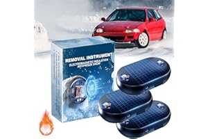 WLWWCX Solare elektromagnetische molekulare Interferenz-Einfrier- und Schneeräumung, Kinetische Heizung,tragbare kinetische Molekularheizung, Frostschutz-elektromagnetisches Auto-Schneeräumgerät (3PC)