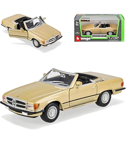 Mercedes SL-Klasse R129 Modellauto H0 1/87 – Cabrio Schwarz, Bausatz Mit Wunschkennzeichen, Herpa Modell