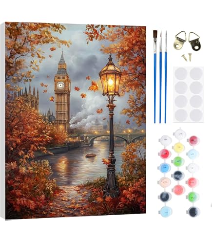 Reofrey Kit de peinture par numéros pour adultes avec cadre tournesol - Kit de peinture à l Reofrey Kit de peinture par numéros pour adultes avec cadre tournesol - Kit de peinture à l