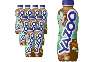YAZOO Limited Edition Chocolate Mint Milkshake Milk Drink, High in Protein & Calcium, 400ml (Pack of 10)