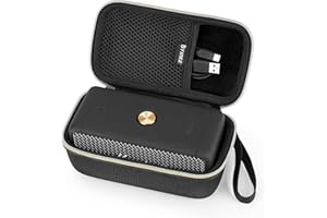 Yinke Funda para altavoz portátil Marshall Emberton, color negro