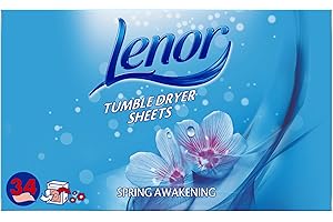 Lenor Tumble Dryer Sheets Spring Awakening 34 Sheets (Pack of 3)
