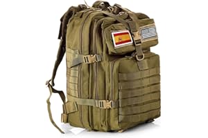 GUJOIN Mochila Tática 50 L Sistema Molle De Grande Capacidade Para Uso Militar Mochila De Emergência De 3 Dias Para Caça, Caminhadas, Acampamentos E Atividade Ao Ar Livre