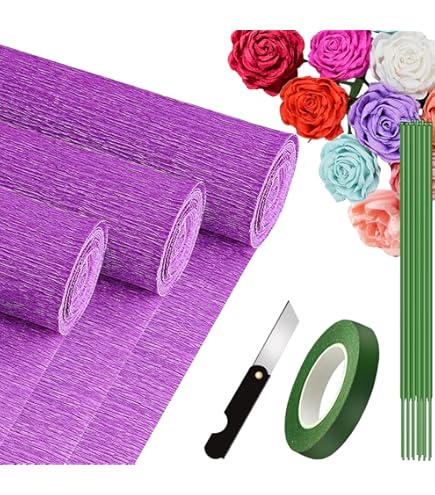 160 grams Florist Crêpepapier 537 Oudroze