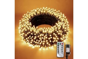 Sanweyter 20M Guirlande Lumineuse Sapin de Noël, Guirlande Sapin de Noel Lumineux Led Exterieure Intérieur 8 Modes Etanche Guirlande Décorative pour Maison Sapin Fenêtre Fête Mariage Patio