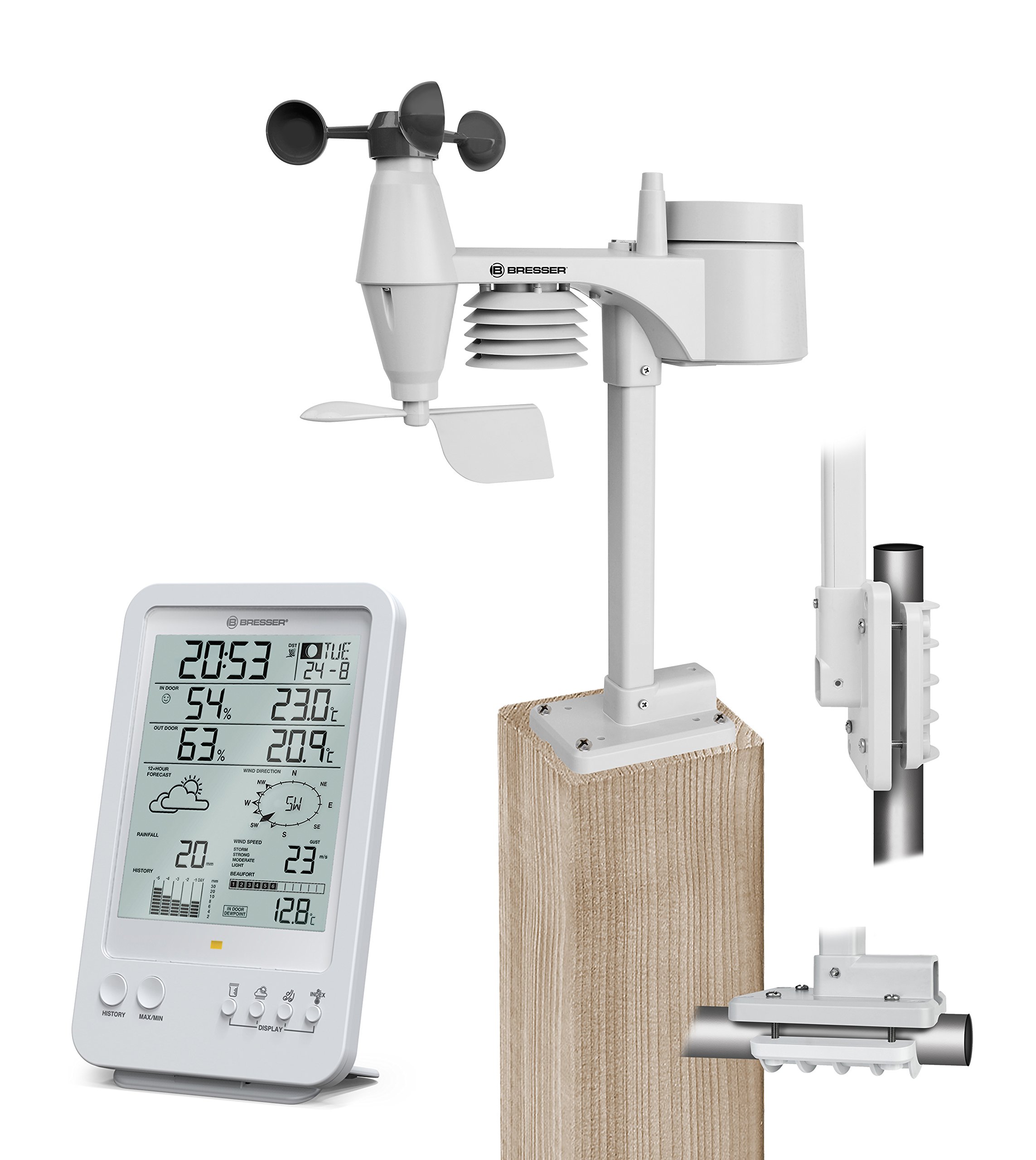 Bresser Wetter Center 5-in-1 Wetterstation – Bild 6