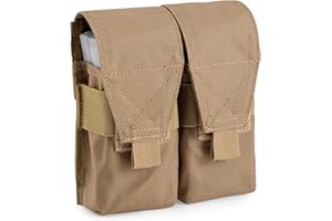 OUTAC Double M4 - AK Pouch Porta Caricatore Molle Coyote Tan 2 POSTI OT-M4AK CT
