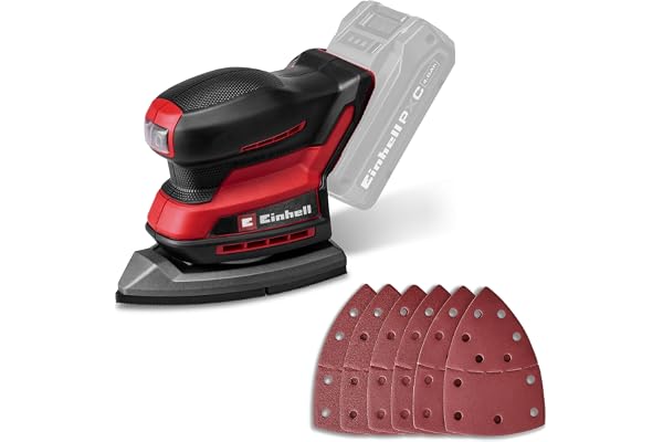Einhell sladdlös multislip TE-OS 18/150-2 Li Power X-Change (18 V, 24 000 v/min, 2 mm oscilleringscirkel, dammuppsamlingslåda