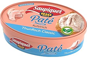 ‎SAUPIQUET RIO MARE Saupiquet Rio Mare Thunfisch Brotaufstrich Thunfisch-Classic, Cremiger Aufstrich für Brote, Voller Thunfisch Genuss, 115 g