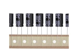 HUABAN 50st 100V 100UF Elektrolytkondensator Aluminium 10x17 10 * 17mm