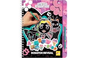 LISCIANIGIOCHI Lisciani - GABBY ET LA MAISON MAGIQUE - Carnet Dessins à Gratter A-MEOW-ZING Pour Enfants dès 4 Ans - 44 pages avec Stylo - Apprendre à Dessiner - Coloriage Enfant - Idée Cadeau Gabby's Dollhouse