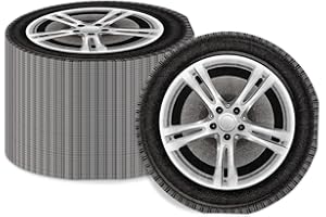 PIXHOTUL 100 Stück Reifen-Servietten – Rennwagen-Party-Dekorationen, Rad-Papierservietten für Rennwagen-Geburtstagsparty