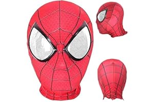 MAXRICUS Spider Masks for Adult Kids - 3D Printing Lycra Spider Mask for Kids Adult Halloween Costume