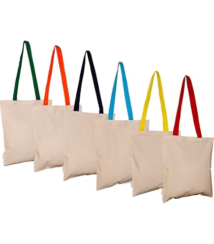 Lotto 100 Borse Di Tela Grezza 38x42cm - Ideali Per Pittura, Shopping E Rivendita All'Ingrosso - 4