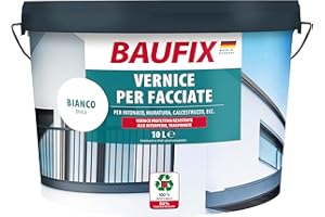 Baufix Vernice per Facciate, Bianco, 10L