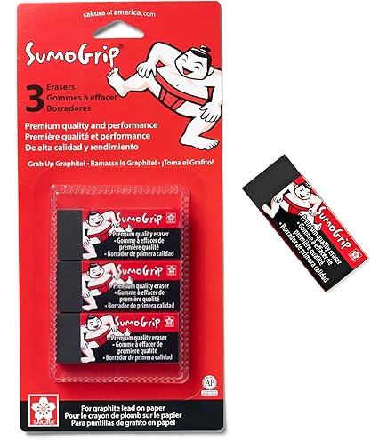 Lion Slide-N-RUB - Gomma Cancellino Retrattile A Penna - Senza PVC (ER-1S)