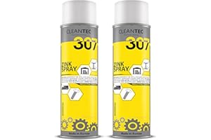 ‎CMS CLEANTEC GMBH CleanTEC 307 Zinkspray 400ml hitzebeständiger Rostschutz für Metalloberflächen (2)