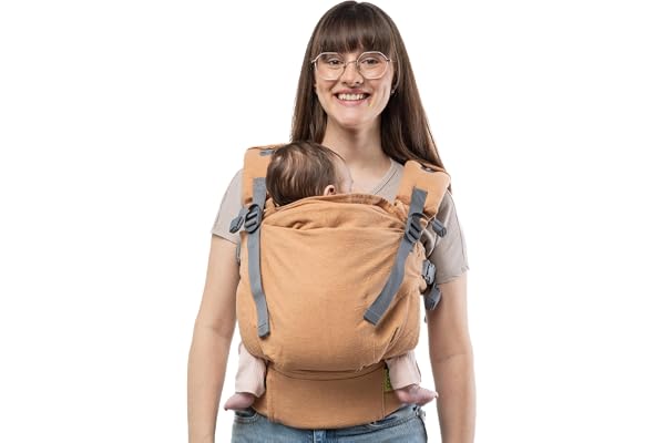 Boba X Sac à dos porte-bébé, nouveau-né et tout-petit, réglable, porte-bébé ergonomique pour enfants de 3 à 20 kg (Linen Rye_, 1 unité (lot de 1)