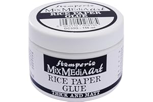 Stamperia Cola para Papel de arroz MixMedia Art 150 ml, Multicolor, 24 x 18 cm
