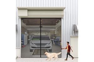 CGUOZI Magnetic Screen Door, 100 x 200 cm Anti Mosquito Mesh FlyHeavy Duty Mesh Curtain Mesh Curtain for Balcony Sliding Doors Living Room Black