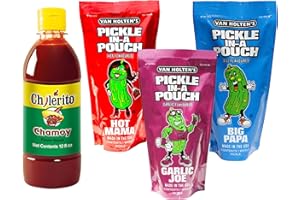 TLT FOODS - Pack Chilerito Salsa Chamoy + Pepinillo encurtido Van Holten's (L - Ajo/Chile/Eneldo)