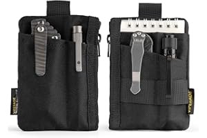 ‎VIPERADE VIPERADE VE28 6-in-1 Mini EDC Pouch Mini Taschen Organizer mit 6 Taschen,Kleine EDC Pocket Organizer Mini Multitool Tasche Schlüsseltasche Klein Herren Geldbörse Klein Rucksack-Zusatztasche
