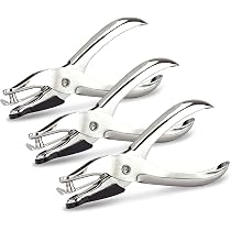 NUZAMAS Set Di 5 Mini Fustellatrici Manuali Per Carta - Forme Varie Per Scrapbooking - 3