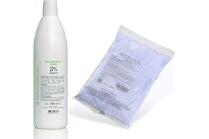 BF Beauty Farm e.K. Wasserstoffperoxid-Creme Oxydant 1000 ml + 500 g Bleichpulver