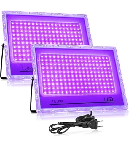 Luce Nera UV Con 36 LED - Par LED Per Feste, Discoteche E Eventi Con Telecomando E DMX - Foto 13