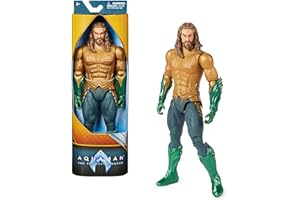 DC Comics, Aquaman-Actionfigur, voll bewegliche Figur, 30cm groß, filmgetreue Details, für spannendes Rollenspiel, Spielzeug für Kinder ab 3 Jahren