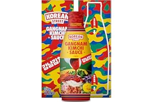 ‎KOREAN STREET [Korean street] Gangnam Kimchi Sauce Special (320g) - Hot & Sweet Chilli Crunchy Sauce basierend auf Authentic Korean Kimchi Flavor für Easy Home Cooking