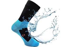 Kadem® Calcetines impermeables para deportes acuáticos, deportes de invierno, camping, pesca, senderismo, vela, rafting Wudu Mest Corap, remo, caminar, calcetines para exteriores, turquesa