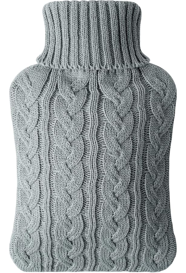 Bouillotte Avec Housse,Bouillotte Eau Chaude,Bouteille De Lit,Bouteille