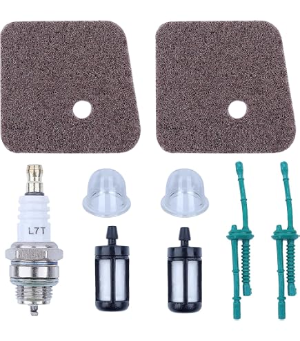 Lot De 5 Filtres à Air LOCOPOW Avec Préfiltre - Remplace 4140-124-2800 Pour Stihl FC55 FS38 FS45 FS46 FS55 HL45 HS45 KM55 4228-124-1500