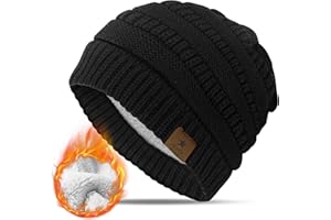 KEECOW Beanie Hats for Women, Thermal Warm Winter Hats for Women Outdoor Sports