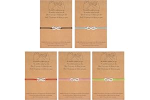 ADRAMATA Braccialetti Amico Set Braccialetto Amicizia Braccialetto Stella Infinito Braccialetti di Coppia Abbinati per Famiglia dei Migliori Amici