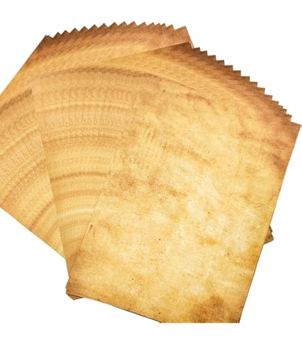 Major Brushes 10 Vellen Egyptisch Papyruspapier & Hiërogliefen INFO