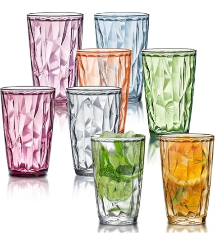 Glasmark KROSNO, 300ml, Set van 6 stuks, Drinkglazen, Longdrinkglazen, Waterglazen, Sapglazen, Cocktailglazen, Ideaal voor thuis, restaurants en feesten, Vaatwasmachinebestendig