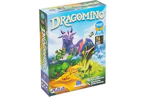 Blue Orange - Dragomino - Meilleur Jeu de l'année Enfant - Stratégie et Réflexion -Jeu de Domino - Idéal pour s'Amuser avec des Enfants - Chasseur de Dragons - De 2 à 4 Joueurs - A Partir de 5 Ans