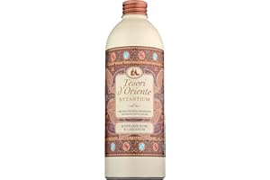 ‎TESORI D’ORIENTE TESORI D’ORIENTE d'Oriente Cremebad 'Byzantium', 500 ml, aromatisches Bad mit schwarzer Rose und Labdanum, Körperpflege für die Badewanne, Ritual Körper & Sinne