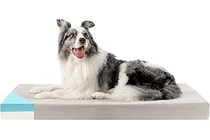 ZENAPOKI Legowisko dla dużych psów – XL – ortopedyczna poduszka dla psów – zdejmowana poszewka, nadaje się do prania, 110 x 70 x 9 cm