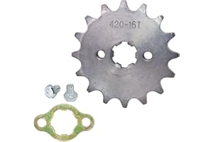 PPR PIT PRO RACING Motorcycle 420-16T-17mm Front Sprocket Fits for 50cc 70cc 90cc 110cc 125cc 140cc 160cc Dirt Pit Bike Mini Bike ATV Quad Wheeler Moped