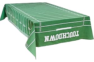 ‎40YARDS 40YARDS American Football Tischdecke aus 100% Baumwolle im Spielfeld Design als Deko für Football Partys