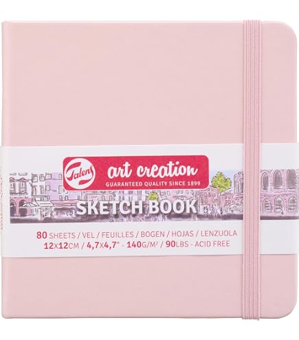 Carnet Crochet Kangaro 12x12cm - Couverture Rigide Violet, 80 Pages 140g