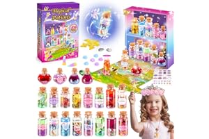 Gifitizi Kreatives Geschenke für Mädchen, Bastelset Mädchen Zaubertränke Mixies Bastelset Kinder ab 6 Jahre, Basteln Mädchen 7 8 9 10 Jahre, Mädchen Spielzeug ab 5-11 Jahre, Potion Magic Tränke